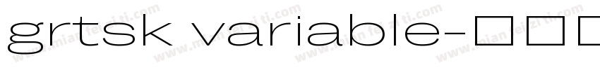 grtsk variable字体转换